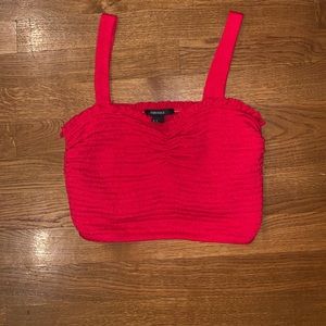 Red Crop Top